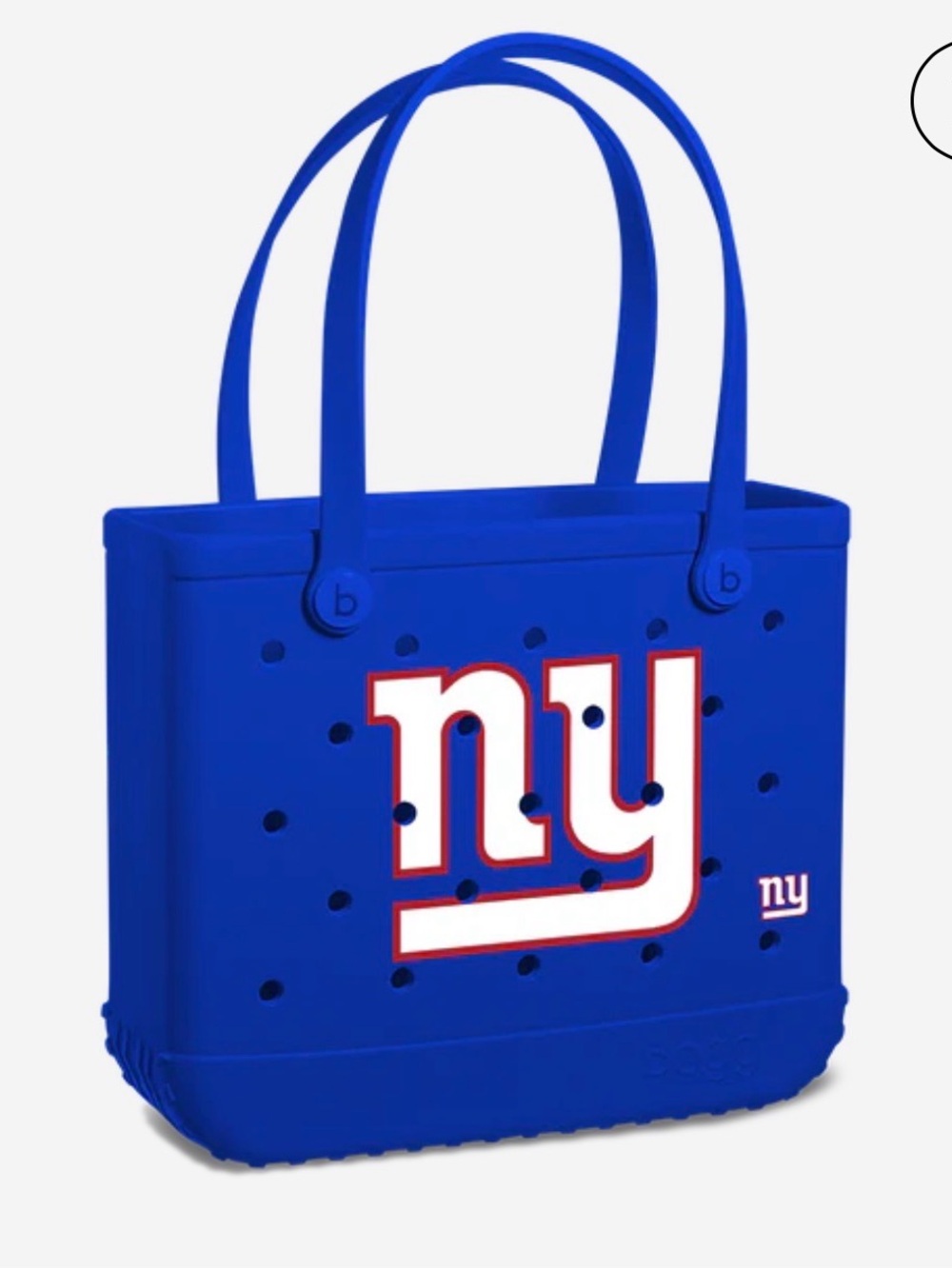 New York Giants Blue Bogg Tote Bag NWT